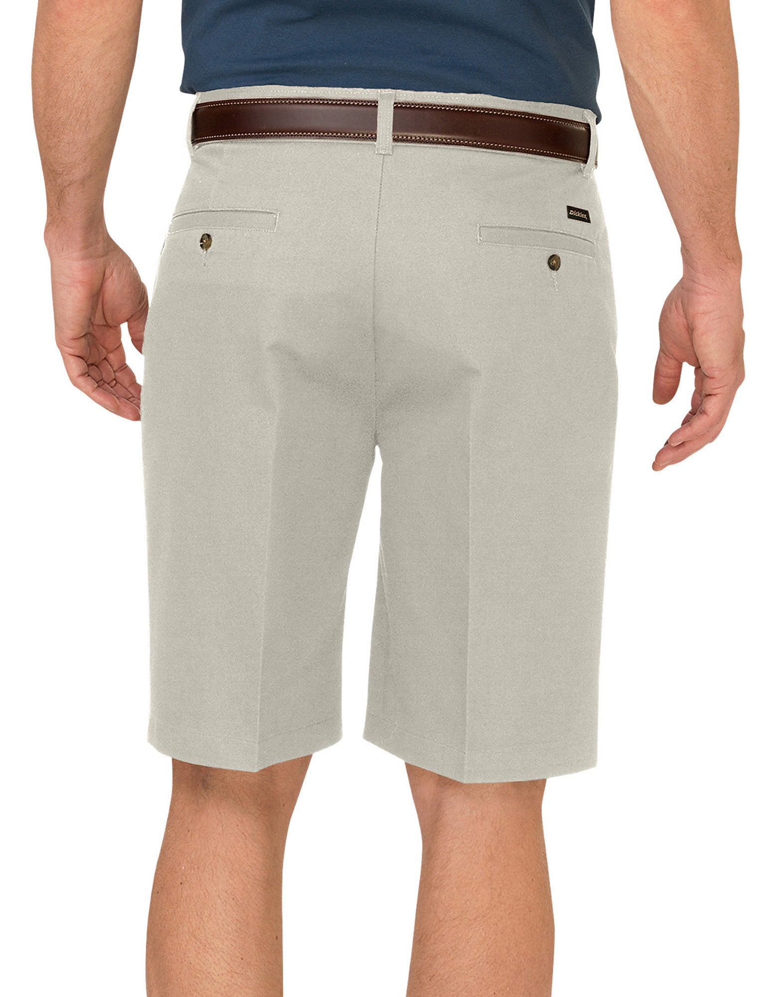Dickies KHAKI 10" Relaxed Fit Pleated Front Short
