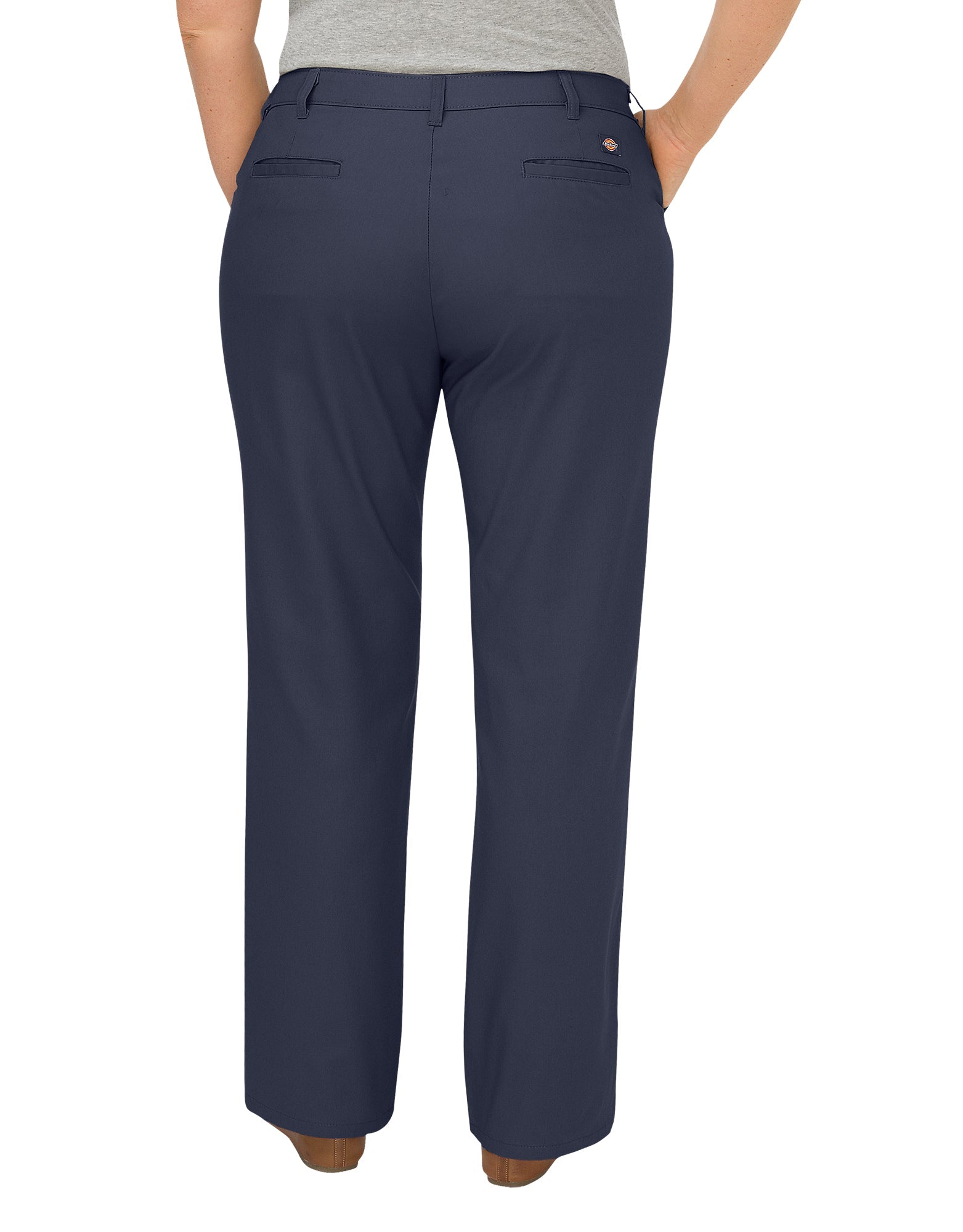 Women's Premium Curvy Fit Straight Leg Flat Front Pants (Plus)