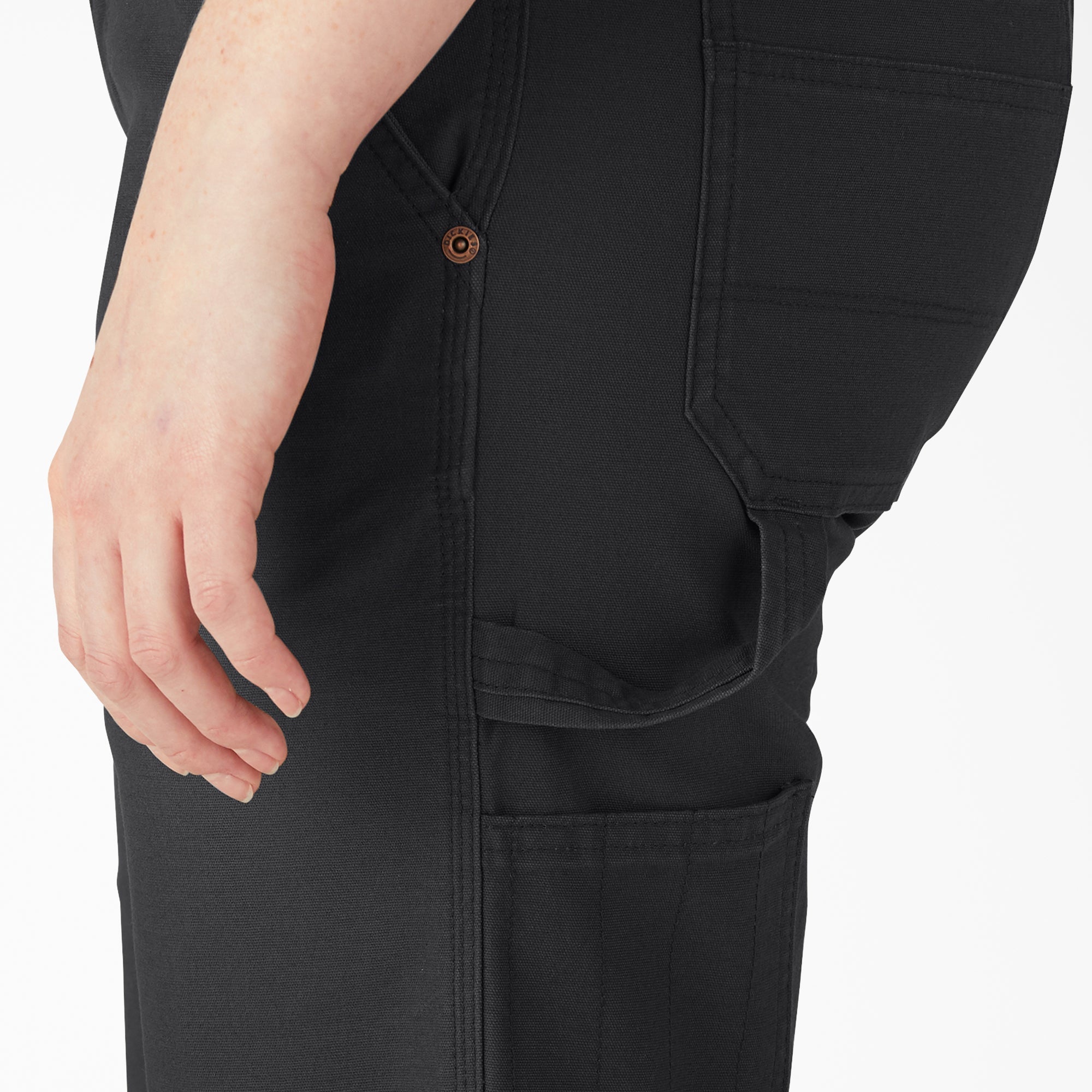 Women's Relaxed Fit Duck Carpenter Shorts, 11"
