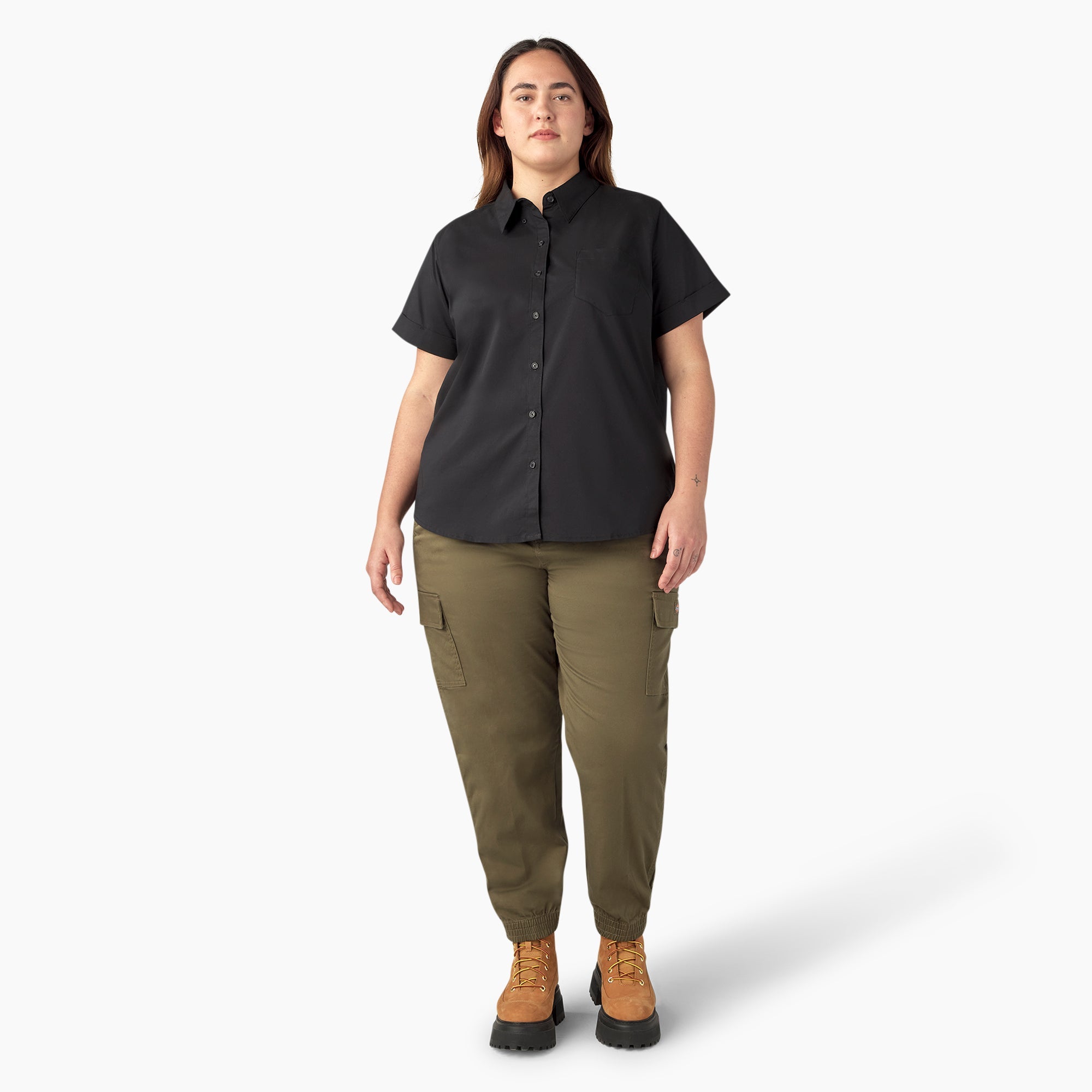 Women's Plus Button-Up Shirt
