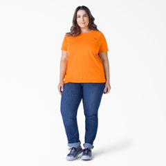 Women's Plus Heavyweight Short Sleeve Pocket T-Shirt