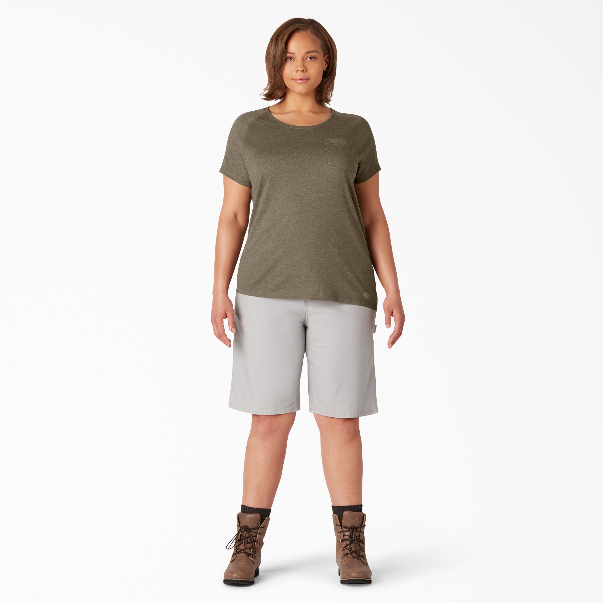 Women's Plus Cooling Short Sleeve Pocket T-Shirt