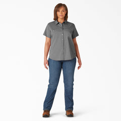 Women's Plus Cooling Short Sleeve Work Shirt