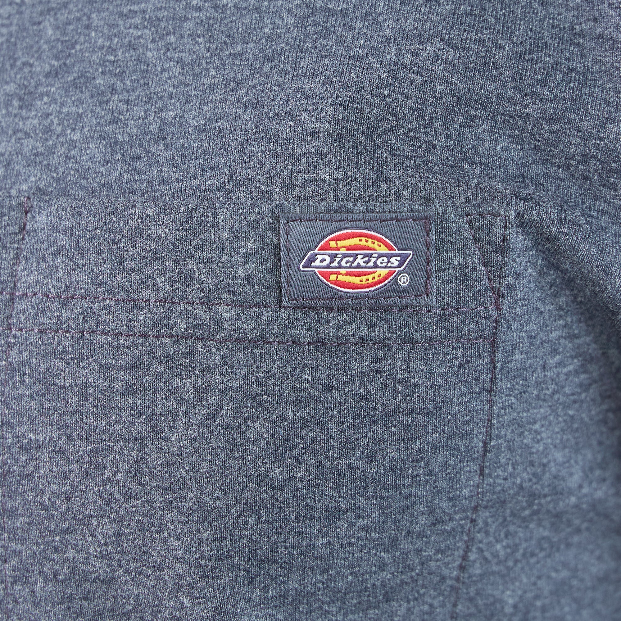 Heavyweight Heathered Long Sleeve Pocket T-Shirt