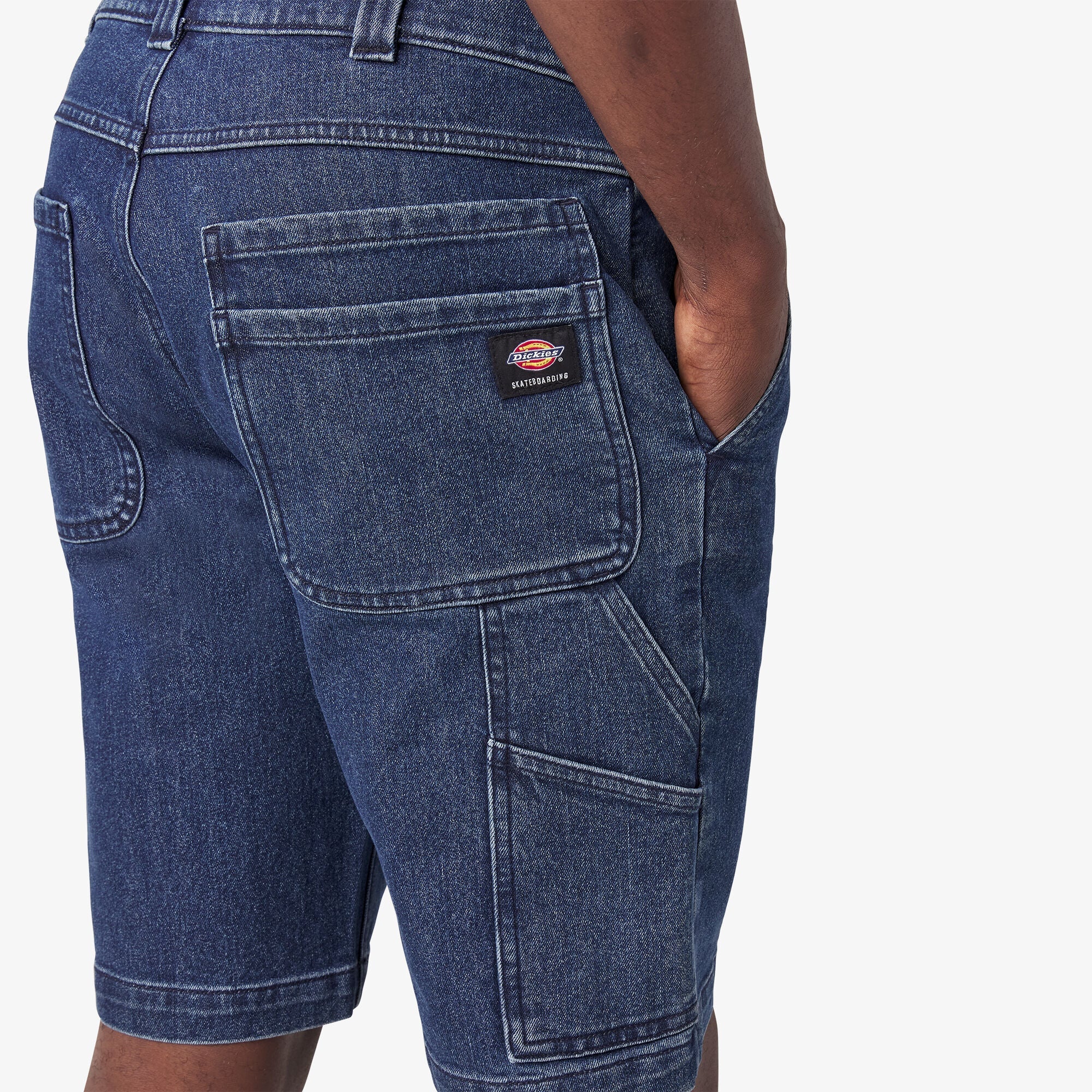 Dickies Skateboarding Denim Carpenter Shorts, 11"