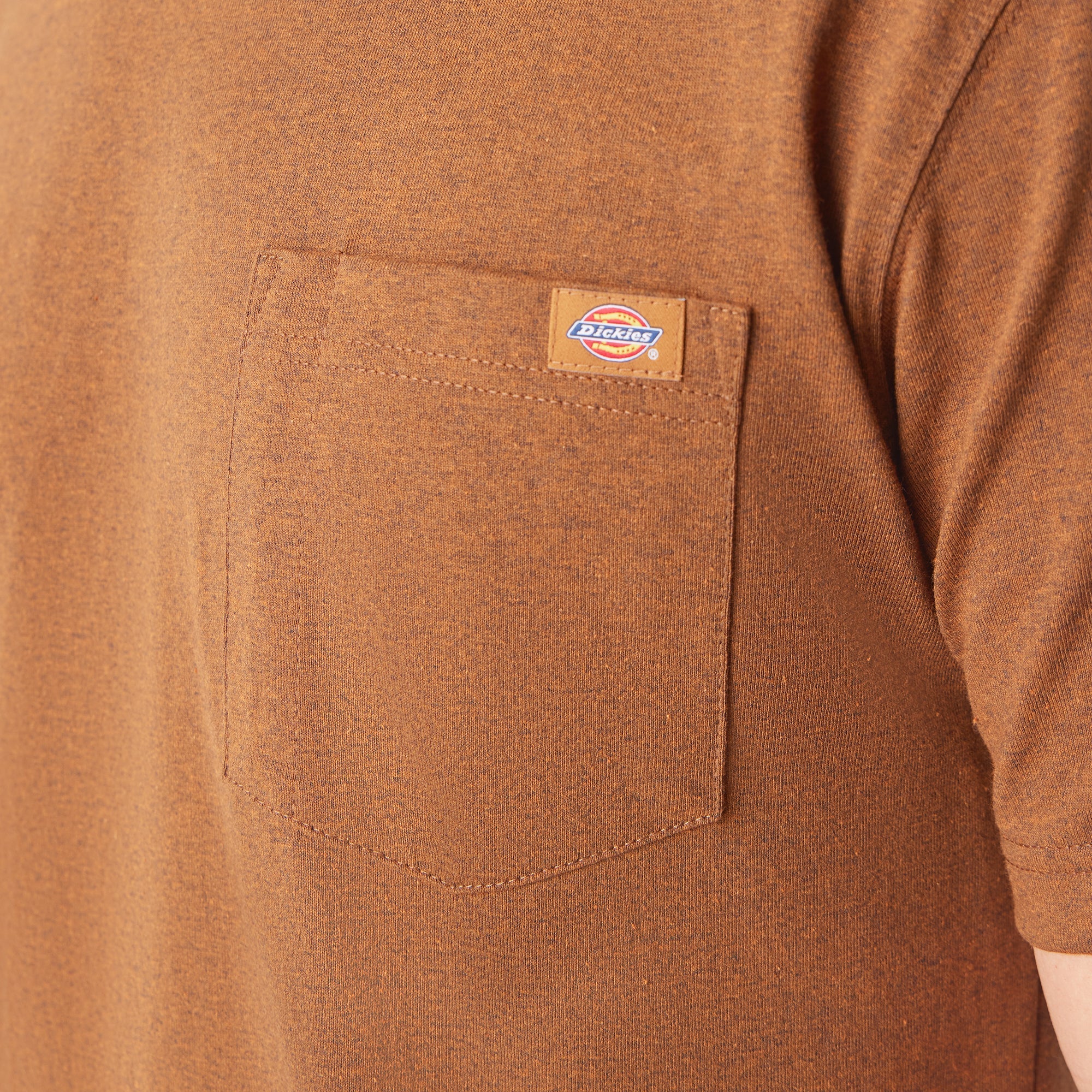 Heavyweight Heathered Short Sleeve Pocket T-Shirt
